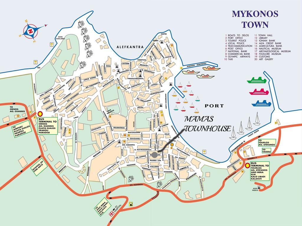 Mama'S Townhouse Apartment Mykonos Island Ngoại thất bức ảnh